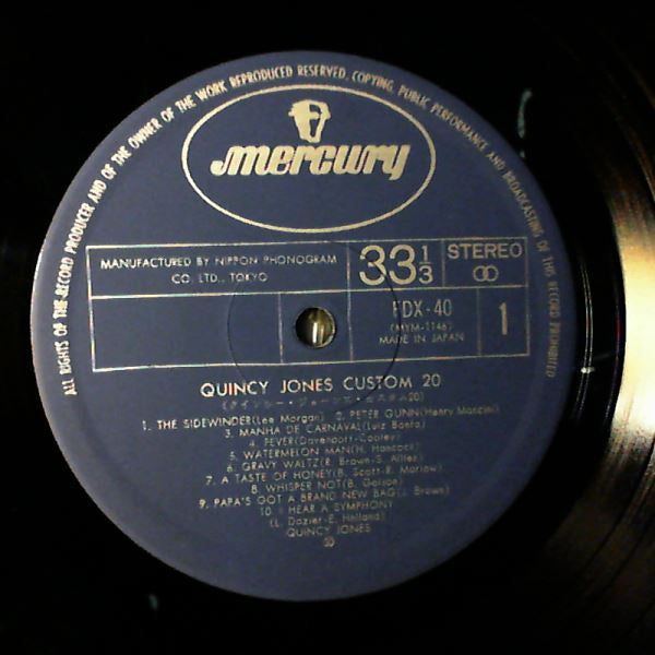Quincy Jones - Custom 20 (LP, Comp)