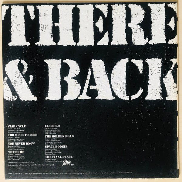 Jeff Beck - There & Back (LP, Album, Promo)