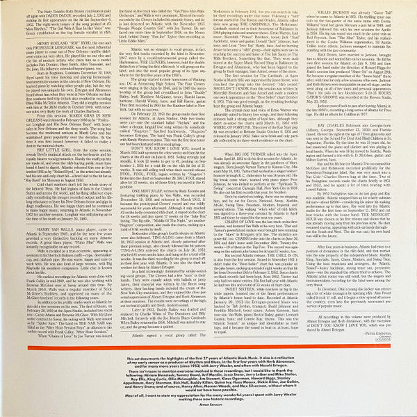 Various - Atlantic Rhythm And Blues 1947 - 1974 -- Vol 1 1947-1952(...