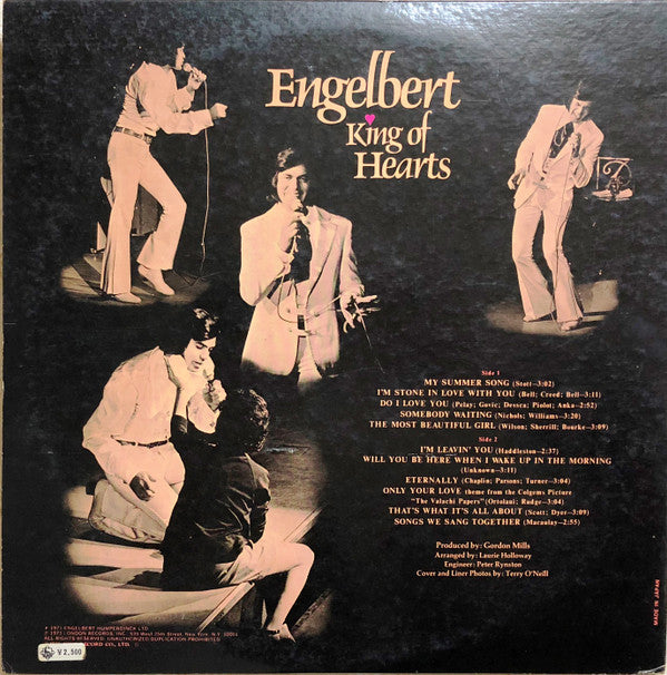 Engelbert Humperdinck - King Of Hearts (LP, Album)
