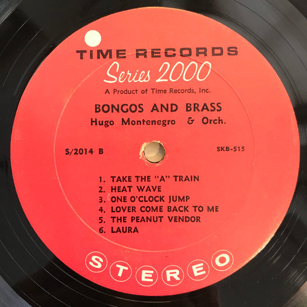 Hugo Montenegro & Orch.* - Bongos And Brass (LP, Album)