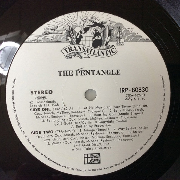 The Pentangle* - The Pentangle (LP, Album, RE)