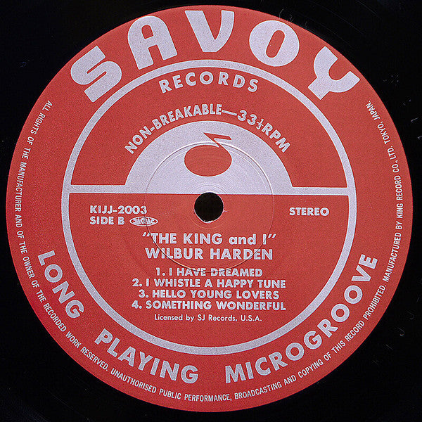 Wilbur Harden - The King And I (LP, Album, RE)