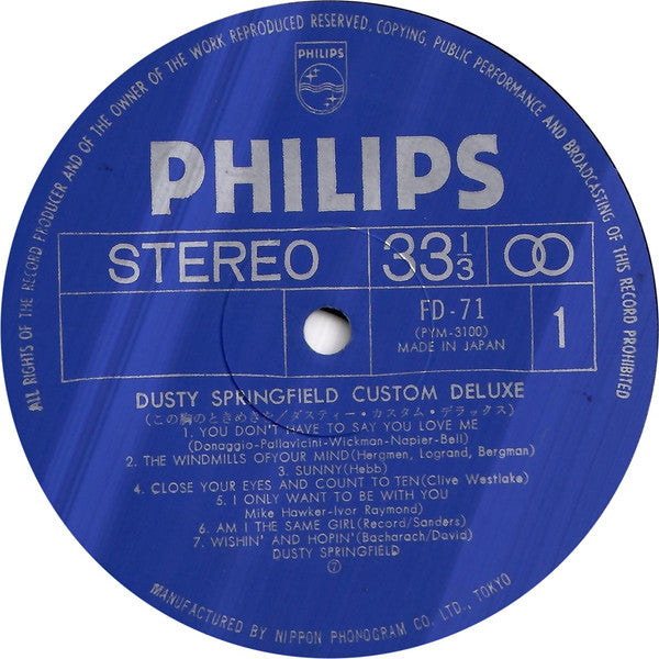 Dusty Springfield - Custom Deluxe (LP, Comp, Gat)