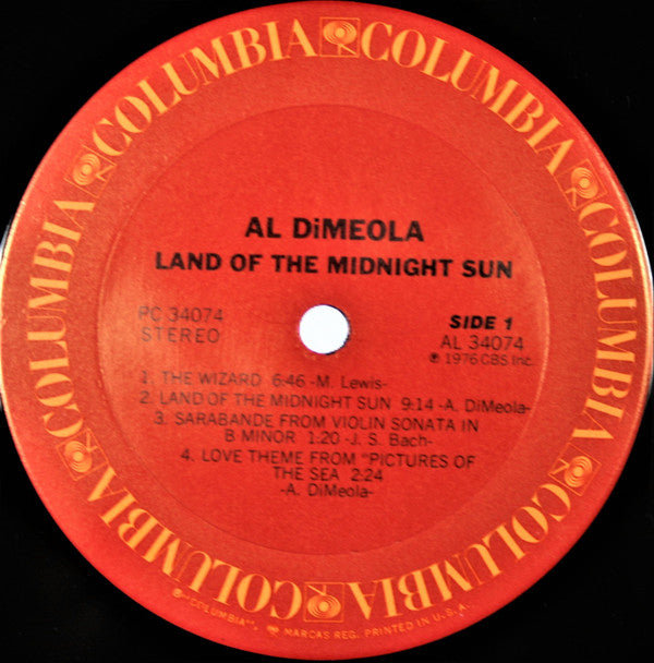 Al Di Meola - Land Of The Midnight Sun (LP, Album, Ter)