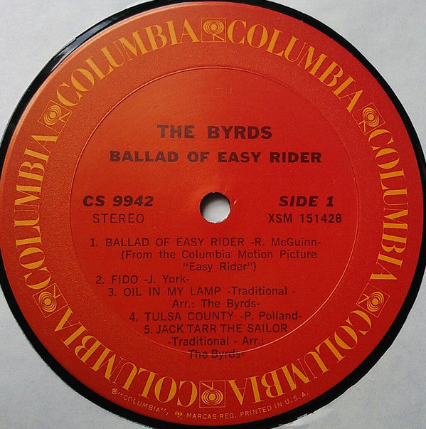 The Byrds - Ballad Of Easy Rider (LP, Album, RE)