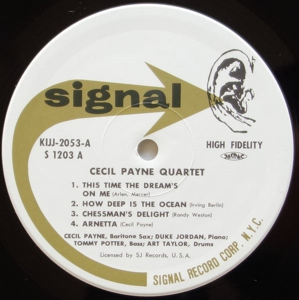 The Cecil Payne Quartet - The Cecil Payne Quartet(LP, Album, Mono, RE)