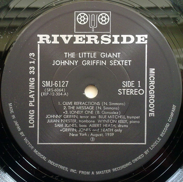 Johnny Griffin - The Little Giant (LP, Album, RE)