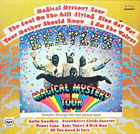 ビートルズ* - Magical Mystery Tour = マジカル・ミステリー・ツアー (LP, Comp, RE, Red)