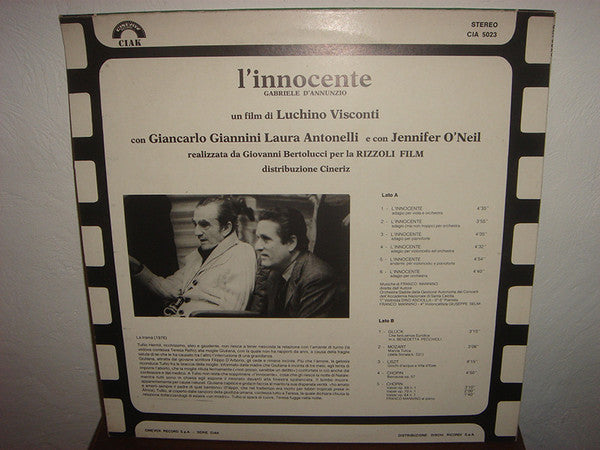 Franco Mannino - L'Innocente (LP, Album, RE)