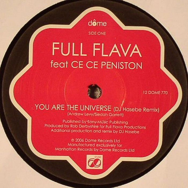 Full Flava feat. Ce Ce Peniston - You Are The Universe (Vinyl, Maxi)