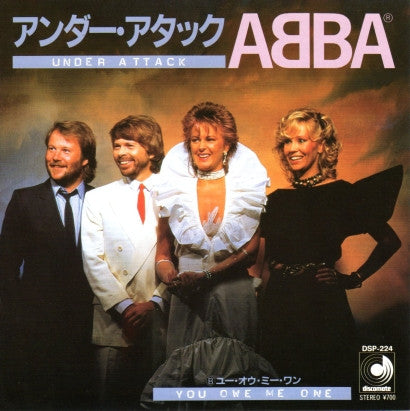 ABBA - Under Attack / You Owe Me One (7"", Single)