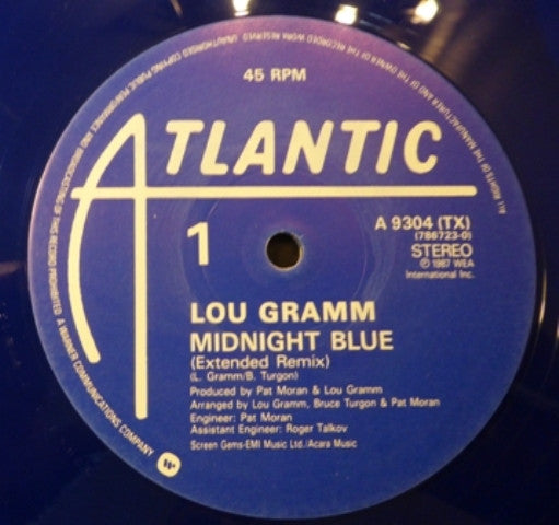 Lou Gramm - Midnight Blue (12"", Ltd, Blu)