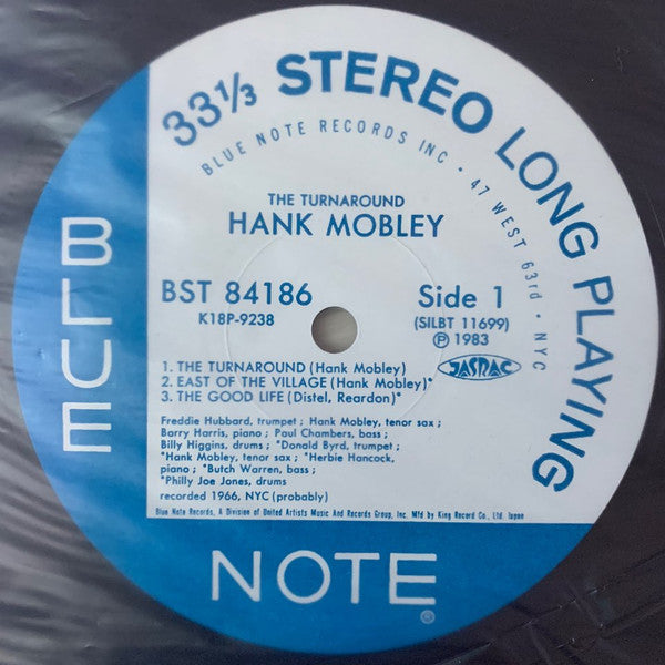 Hank Mobley - The Turnaround (LP, Album, Ltd, RE)