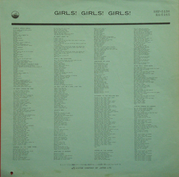 Elvis* - Girls! Girls! Girls! (LP, Album)