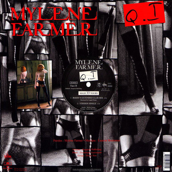Mylene Farmer* - Q.I (Remixes) (12"", Maxi)