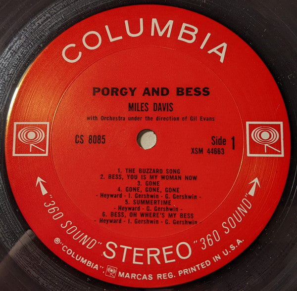 Miles Davis - Porgy And Bess (LP, Album, RP, 360)