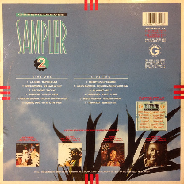 Various - Greensleeves Sampler 2 (LP, Smplr)