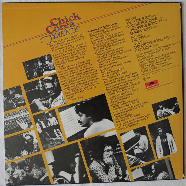 Chick Corea - Friends (LP, Album, Ltd, RE)