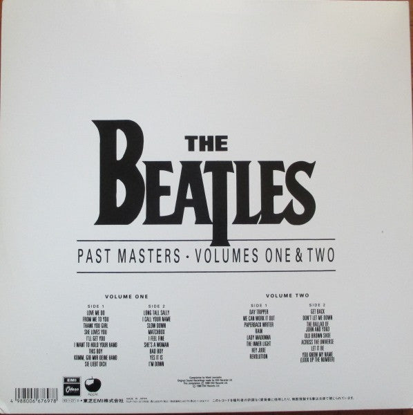 The Beatles - Past Masters Volumes One & Two (2xLP, Comp)