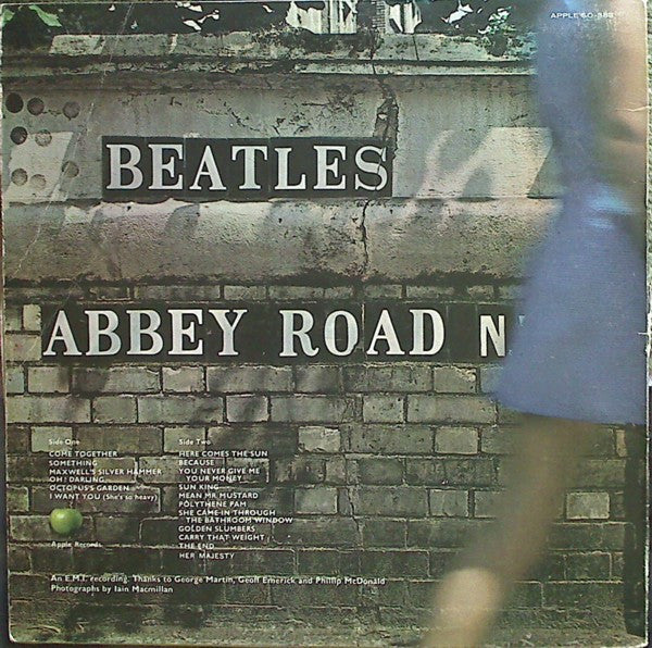 The Beatles - Abbey Road (LP, Album, Scr)
