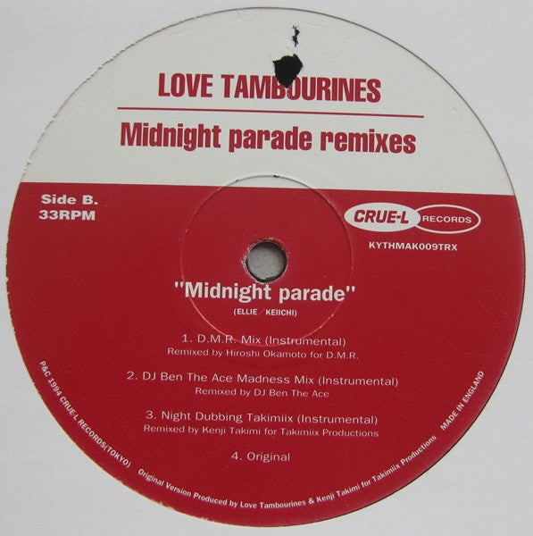 Love Tambourines - Midnight Parade Remixes (12"")