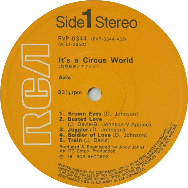 Axis (10) -  It's A Circus World (LP, Album)