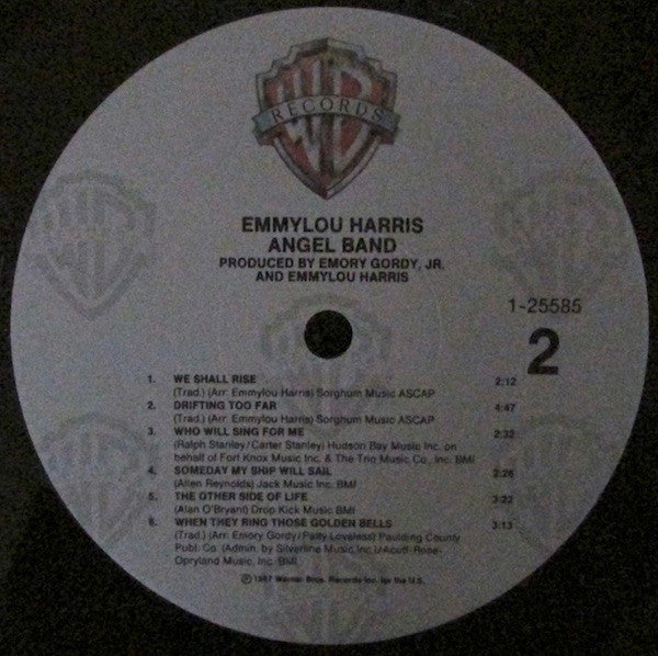 Emmylou Harris - Angel Band (LP, Album, Spe)