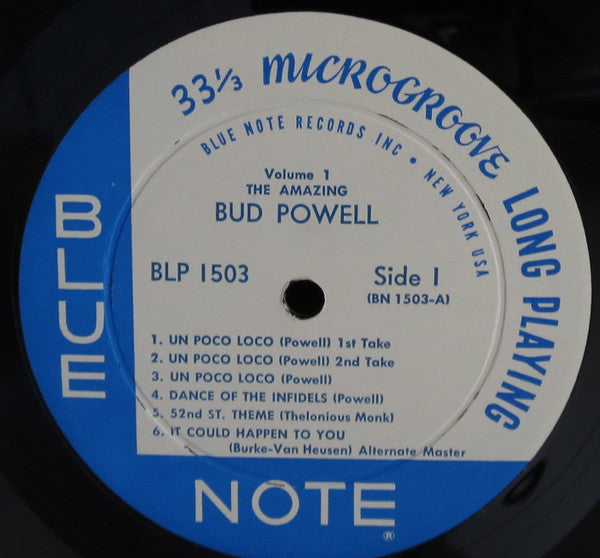 Bud Powell - The Amazing Bud Powell (Volume 1) (LP, Album, Mono, RP)