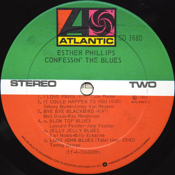 Esther Phillips - Confessin' The Blues (LP, Album, RI)