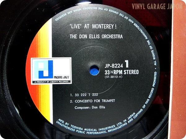 Don Ellis Orchestra* - 'Live' At Monterey ! (LP, Album, Red)