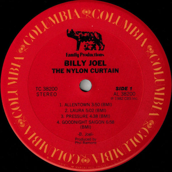 Billy Joel - The Nylon Curtain (LP, Album, Ter)