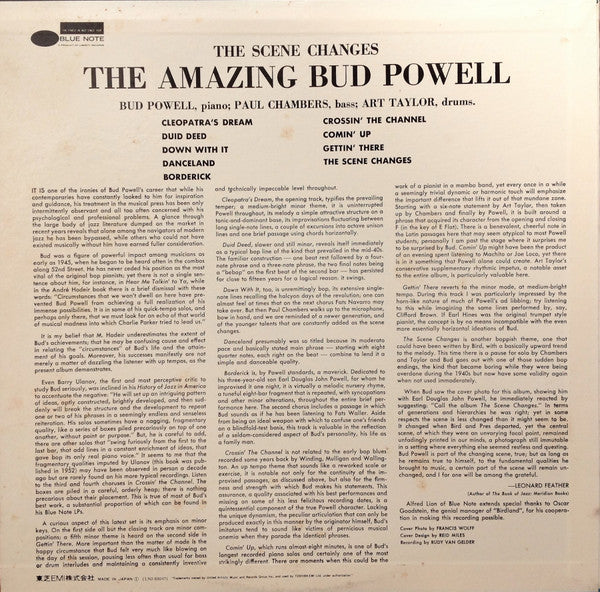 Bud Powell - The Scene Changes = ザ・シーン・チェンジズ(LP, Album, RE)