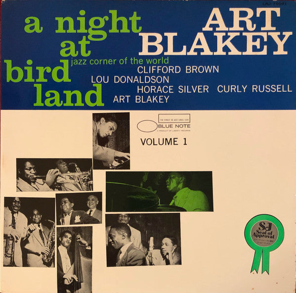 Art Blakey Quintet - A Night At Birdland, Volume 1(LP, Comp, Mono, RE)