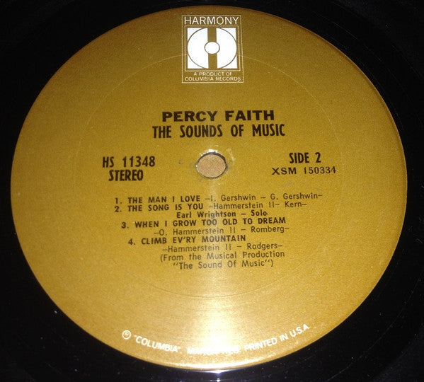Percy Faith - The Sounds Of Music (LP, Album)
