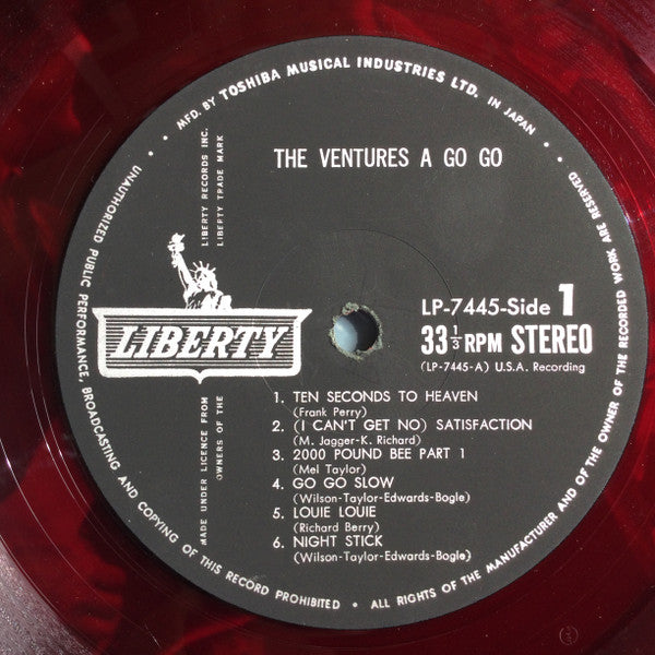 The Ventures - À Go-Go (LP, Album, Red)