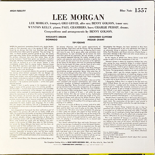 Lee Morgan - Vol. 3 (LP, Album, Mono, RE)