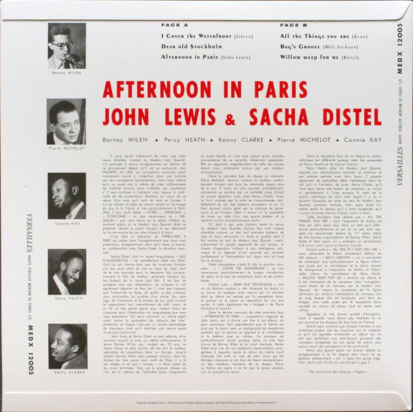 John Lewis (2) - Afternoon In Paris(LP, Album, Mono, Ltd, RE, RM, 180)