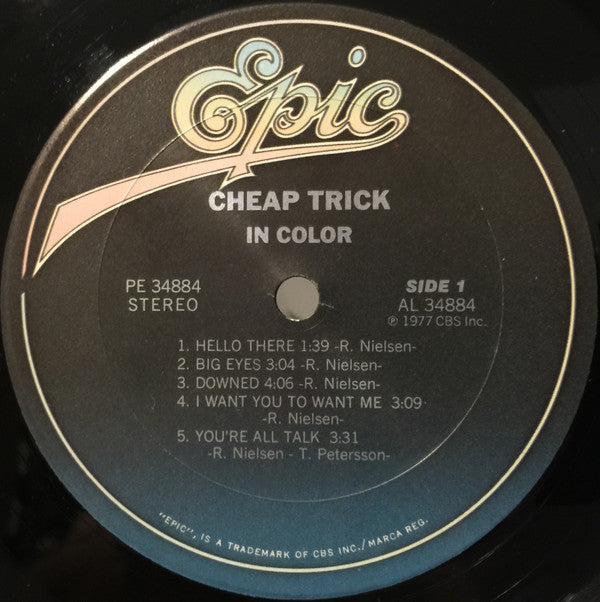 Cheap Trick - In Color (LP, Album, RE, Pit)