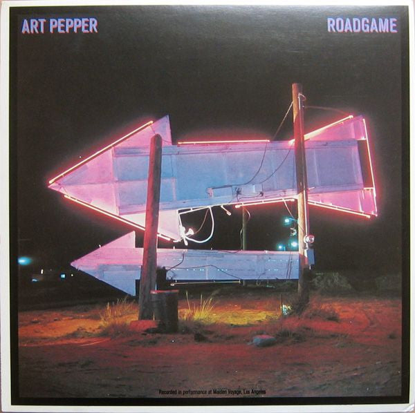 Art Pepper - Roadgame (LP, Album, Ter)