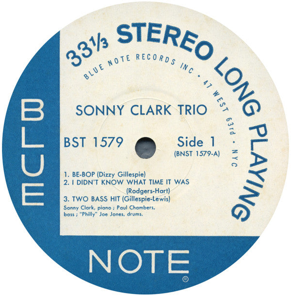 Sonny Clark Trio - Sonny Clark Trio (LP, Album, Mono, RE)