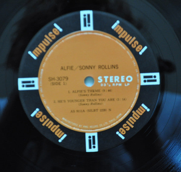 Sonny Rollins - Original Music From The Score ""Alfie"" (LP, Album)