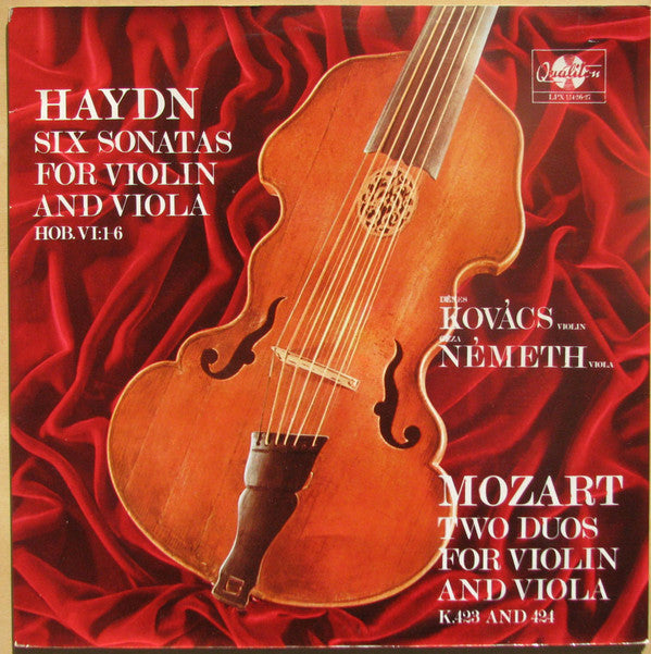 Joseph Haydn - Haydn. Six Sonatas For Violin And Viola. HOB. VI: 1-...