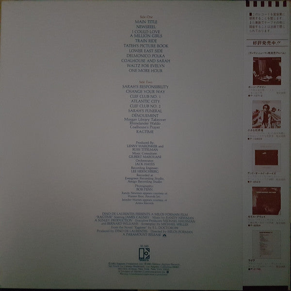 Randy Newman - Ragtime (LP, Album)