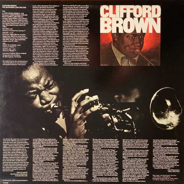 Clifford Brown - The Beginning And The End (LP, Album, Mono, RE)