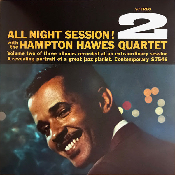 Hampton Hawes Quartet - All Night Session, Vol. 2 (LP, Album, RE, RM)