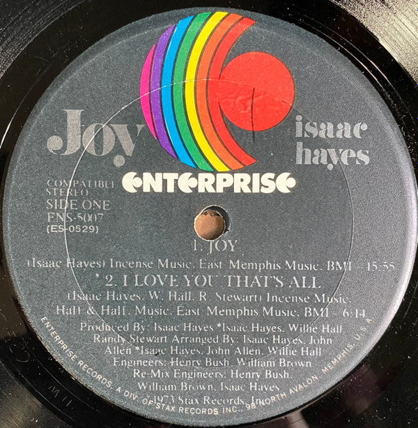 Isaac Hayes - Joy (LP, Album, Emb)