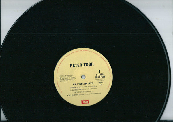 Peter Tosh -  Captured Live  (LP, Album)