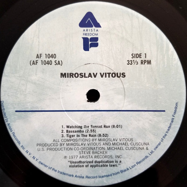 Miroslav Vitous - Miroslav (LP, Album)