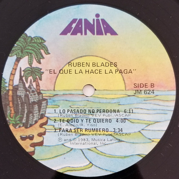 Ruben Blades - El Que La Hace La Paga (LP, Album)